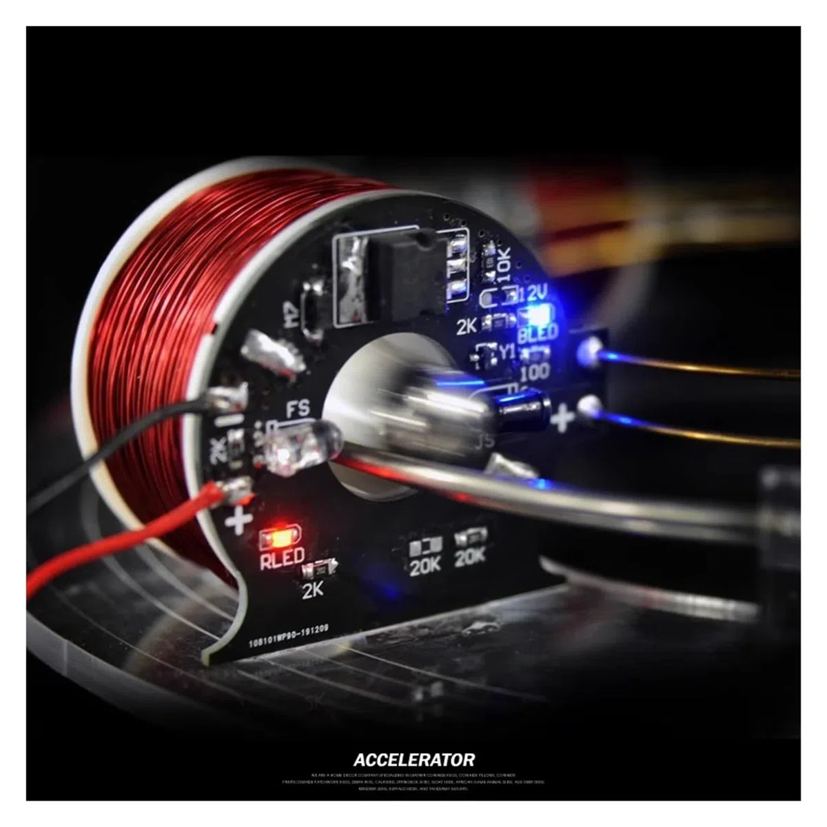 Ciclotrón electromagnético, acelerador circular, equipo científico experimental, modelo novedoso y de ayuda for la enseñanza de física Herramienta eléctrica