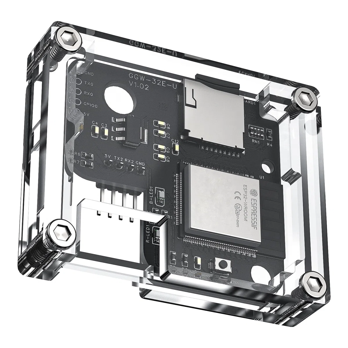 Genmitsu GGW-UART Kit Módulo Wi-Fi Inalámbrico, Envío App G-Code, Control Remoto y Monitor CNC Controlador Offline para 3018-PRO, 3020 Pro MAX V1/V2,3030 Pro MAX, 4040 Reno