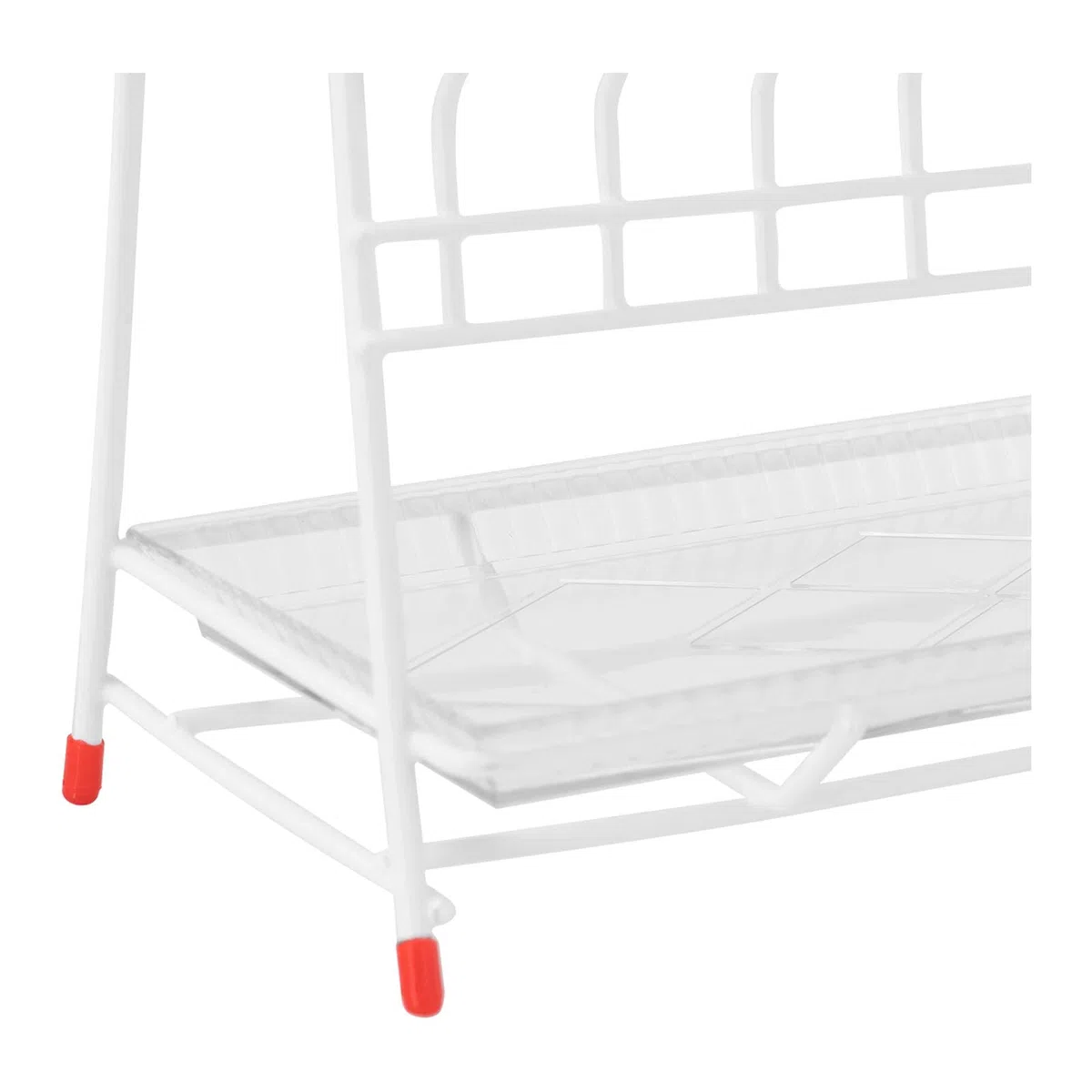 Steinberg Systems Escurridor de Laboratorio Equipamiento Profesional SBS-LA-32 (48 colgadores, Bandeja recogegotas: 0,52 l, Estructura: Acero Recubierto de PVC)