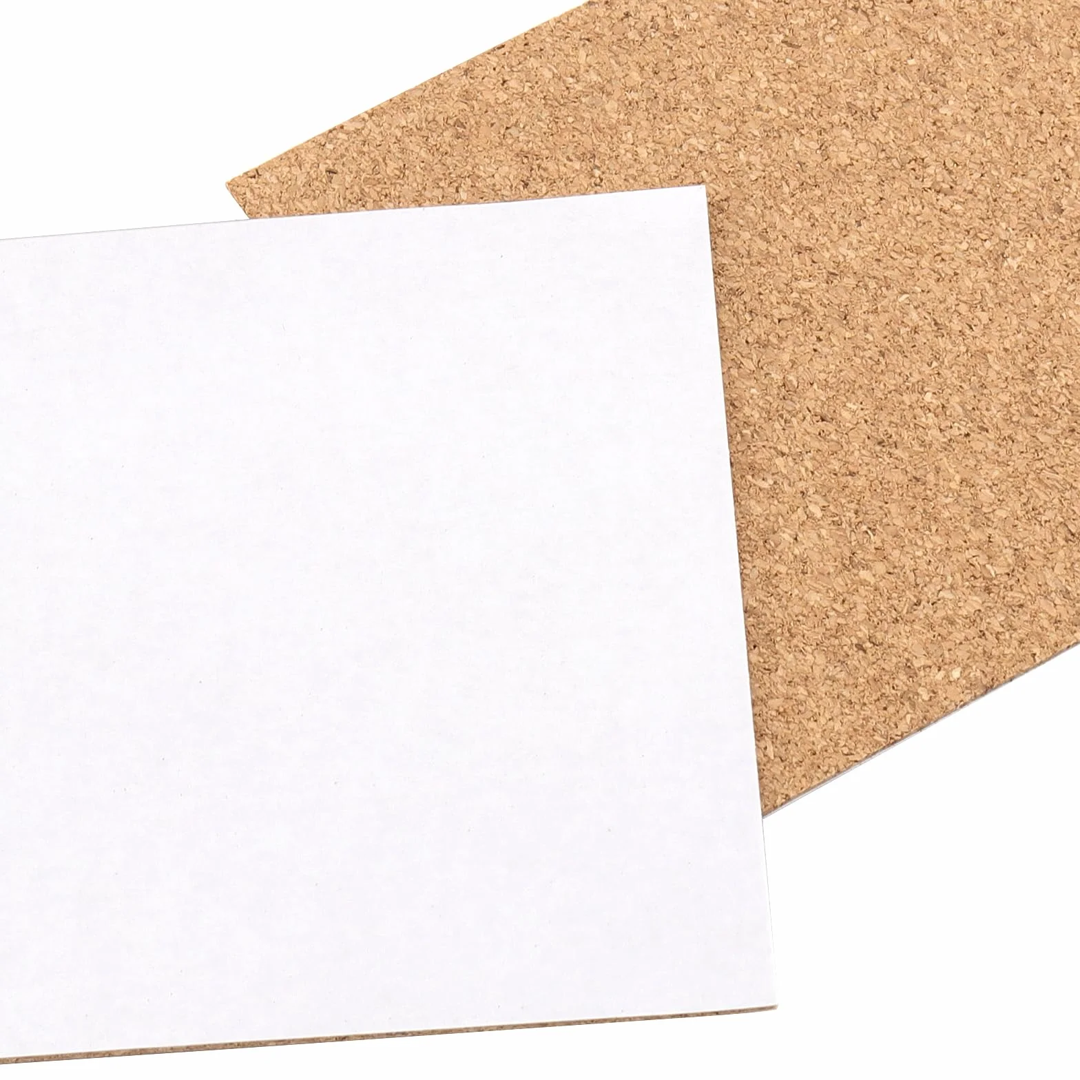 Placas de Corcho Autoadhesivas 30x30 cm 6 mm - Tablero de Corcho para Pared, Tablón de Anuncios
