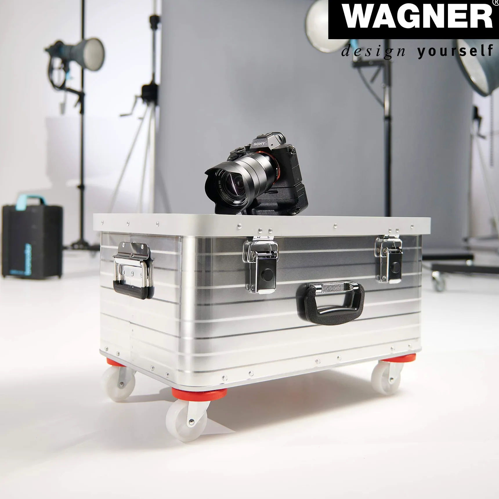 Wagner Plataforma de Carga MM 1363-52 x 32 cm, Antideslizante, Revestimiento Especial, 200 kg de Carga Máxima, Fácil de Limpiar, Protege la Pared y es Robusto - 20136301